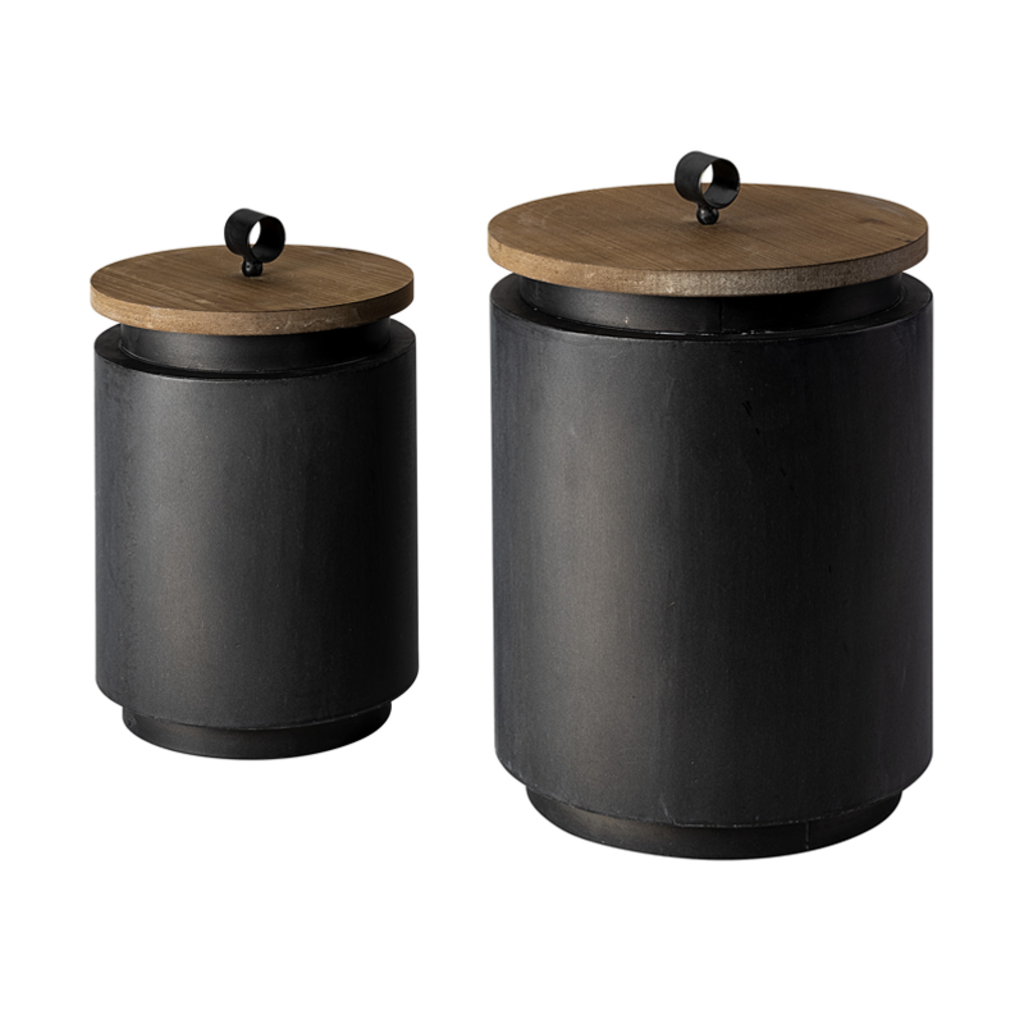 THE CANISTERS BLACK SET-2