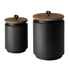 THE CANISTERS BLACK SET-2