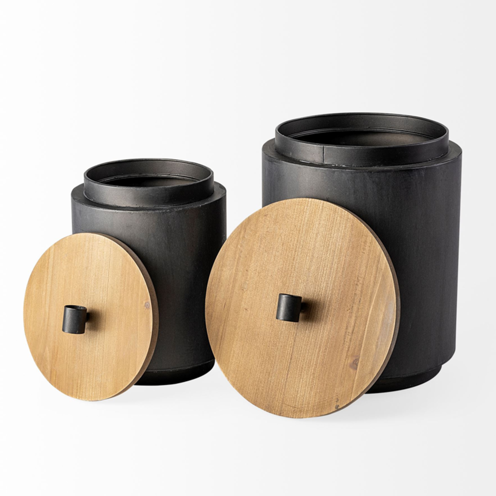 THE CANISTERS BLACK SET-2