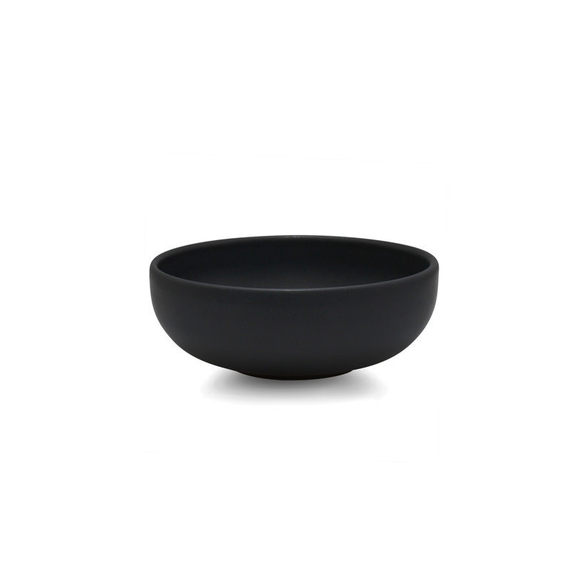 UNO DIP BOWL 5" STONEWARE BLACK