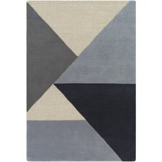 KENNEDY ANGLES 8' X10' BLUE GREY TAUPE