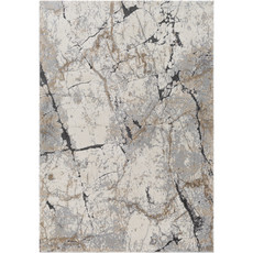 TUSK MARBLED 5'3" X 7'3" GREY RUST TAUPE