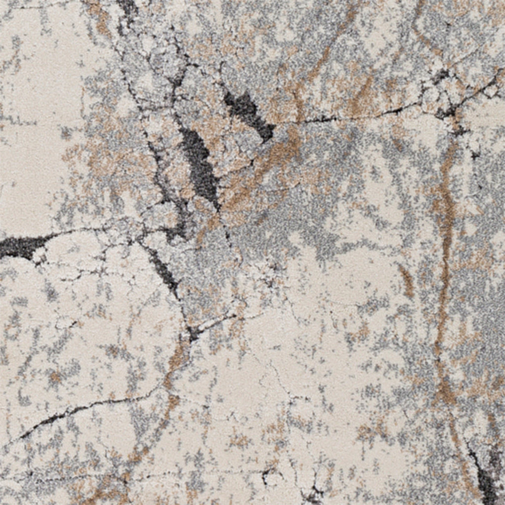 TUSK MARBLED 6'7"X9'6" GREY RUST TAUPE