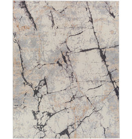 TUSK MARBLED 9'X12'1" GREY RUST TAUPE
