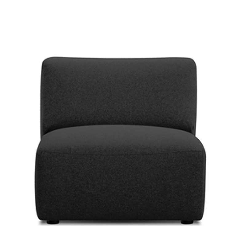 JAMES ARMLESS CHAIR BLACK