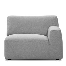 JAMES ONE ARM CHAIR RIGHT LIGHT GREY