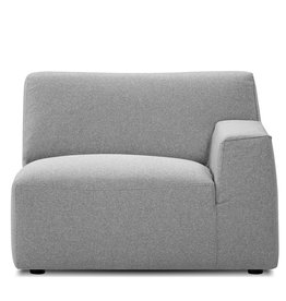 JAMES ONE ARM CHAIR RIGHT LIGHT GREY