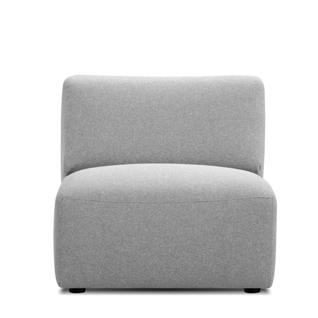 JAMES ARMLESS CHAIR LIGHT GREY