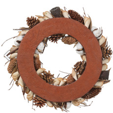 NATURAL HARVEST WREATH