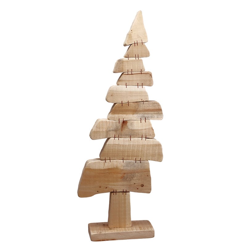 STITCHES WOODEN TREE DECOR 44"HT