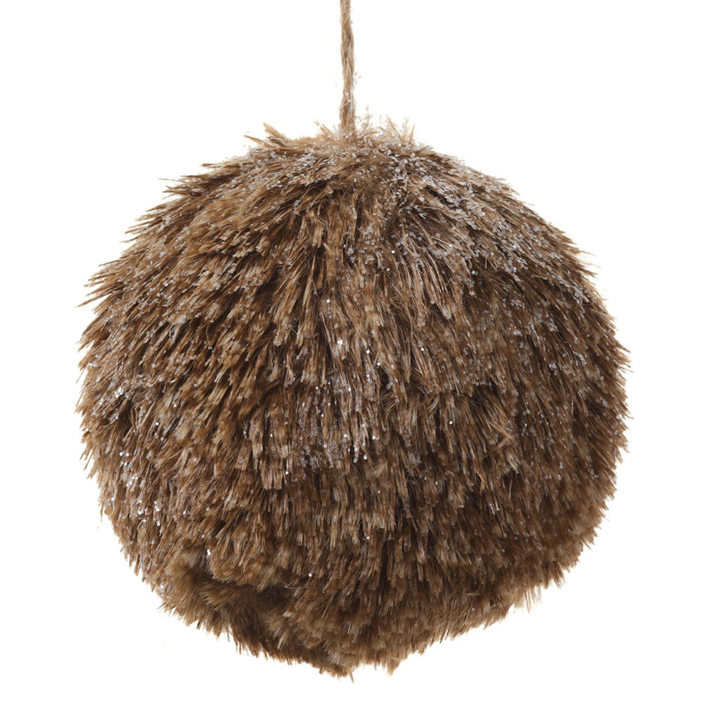 FO-FUR BALL ORNAMENT 5"