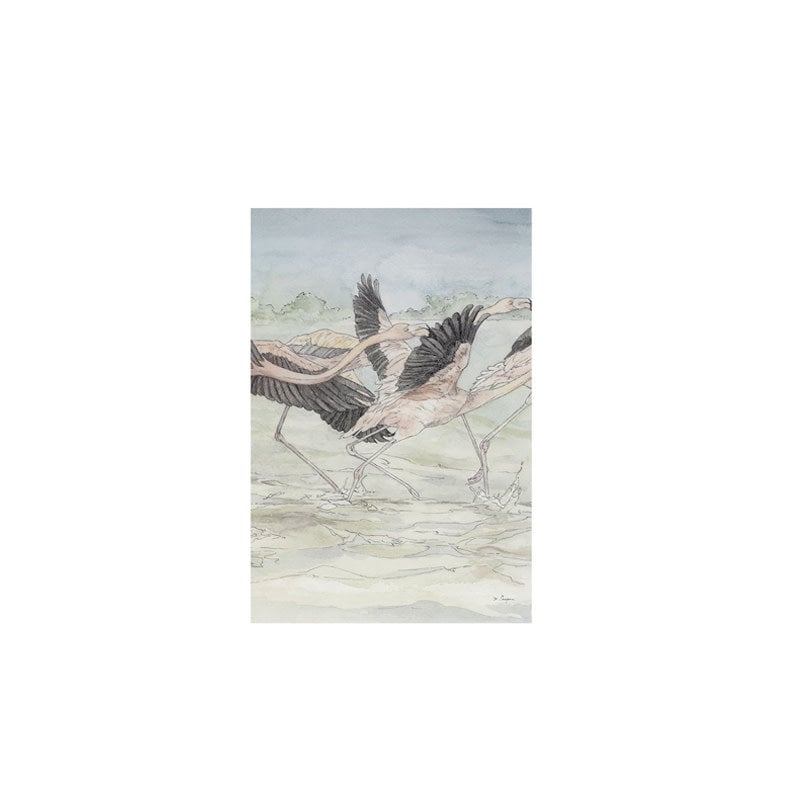 FLAMINGO II WALL DECOR - SMALL