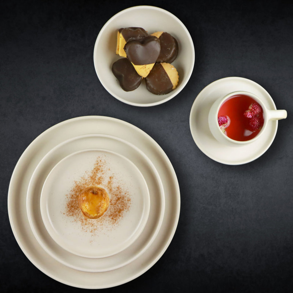 UNO DIP BOWL 5" STONEWARE OFF WHITE