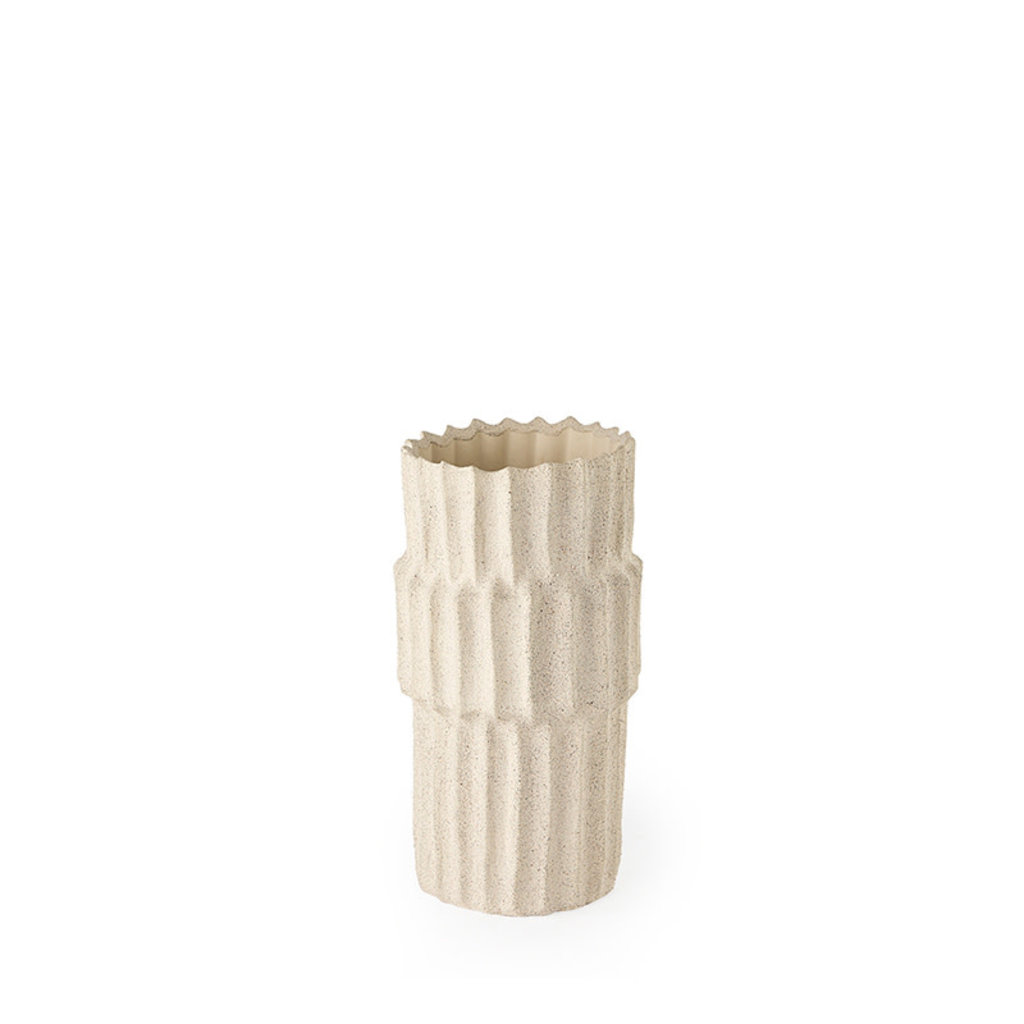 ALEXIA VASE CERAMIC WHITE SMALL