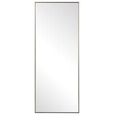 MASTERSON FLOOR MIRROR BURNISHED GOLD