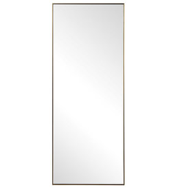 MASTERSON FLOOR MIRROR BRUSHED BRASS