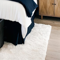 THE PERFECT SHAG 6' X 9' WHITE