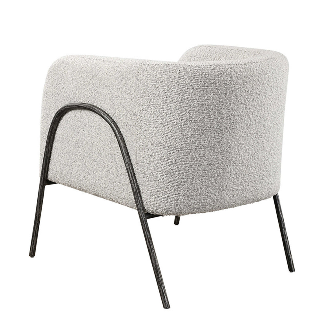 MELLON CHAIR BOUCLE LIGHT GREY