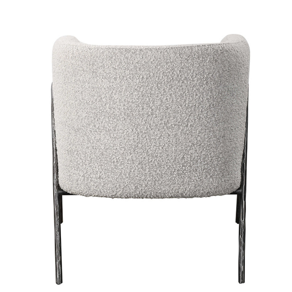MELLON CHAIR BOUCLE LIGHT GREY