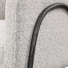 MELLON CHAIR BOUCLE LIGHT GREY