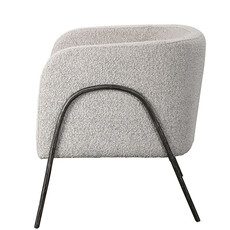 MELLON CHAIR BOUCLE LIGHT GREY