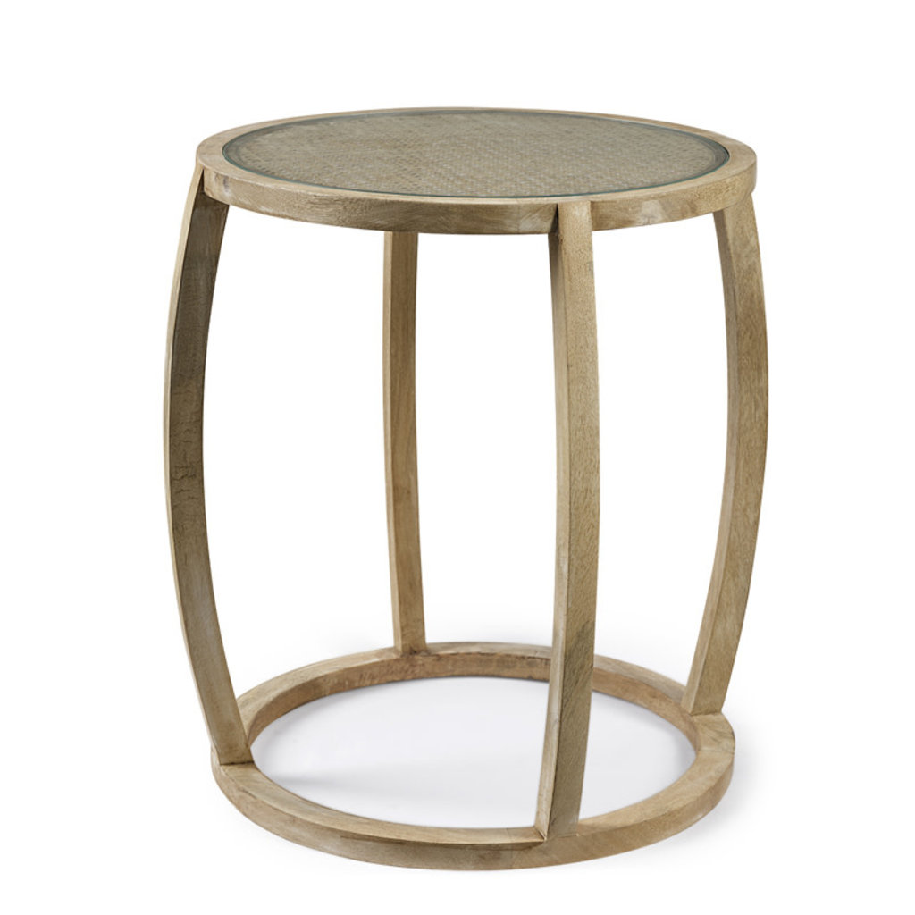 HUBBARD CANE SIDE TABLE