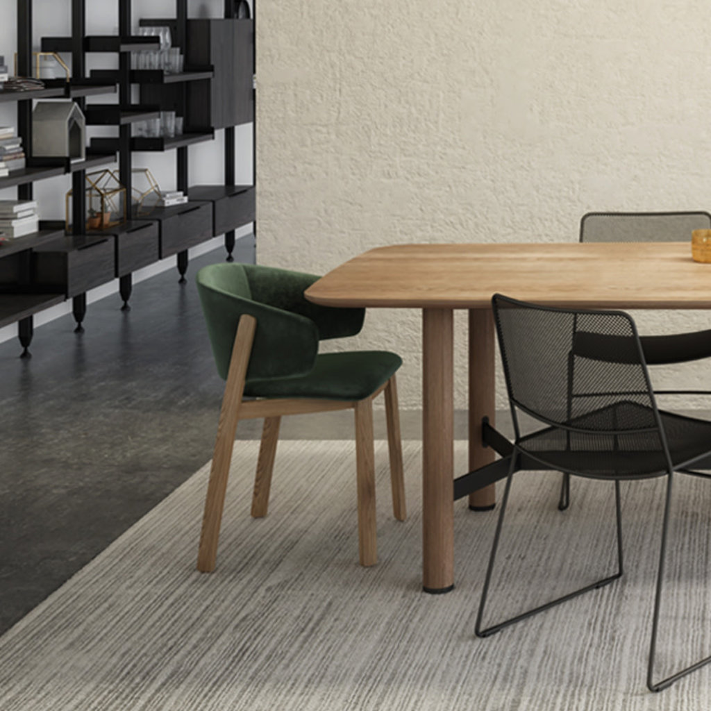 LINK DINING TABLE OAK 84" By HUPPE