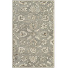 CAESAR WEST SIDE TRADITIONS 5' X 8' GREY TAUPE BEIGE TAN BLACK BROWN