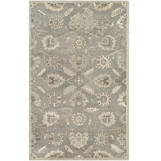 CAESAR WEST SIDE TRADITIONS 5'X8' GREY TAUPE BEIGE TAN BLACK BROWN