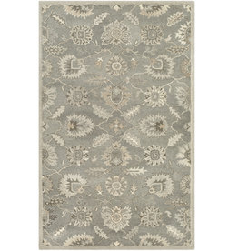 CAESAR WEST SIDE TRADITIONS 5' X 8' GREY TAUPE BEIGE TAN BLACK BROWN