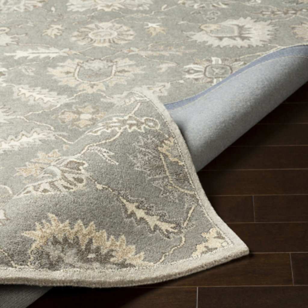 CAESAR WEST SIDE TRADITIONS 5' X 8' GREY TAUPE BEIGE TAN BLACK BROWN