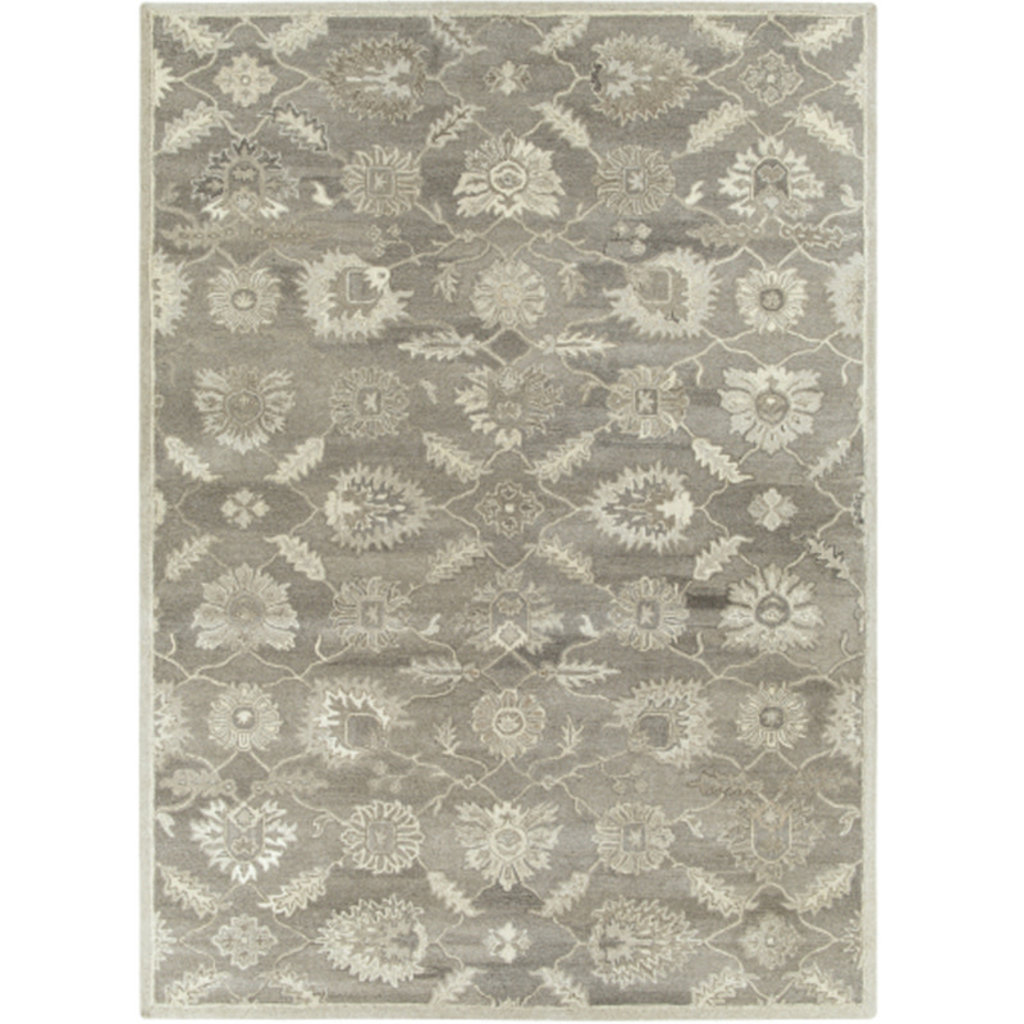 CAESAR WEST SIDE TRADITIONS 8' X 11' GREY TAUPE BEIGE TAN BLACK BROWN