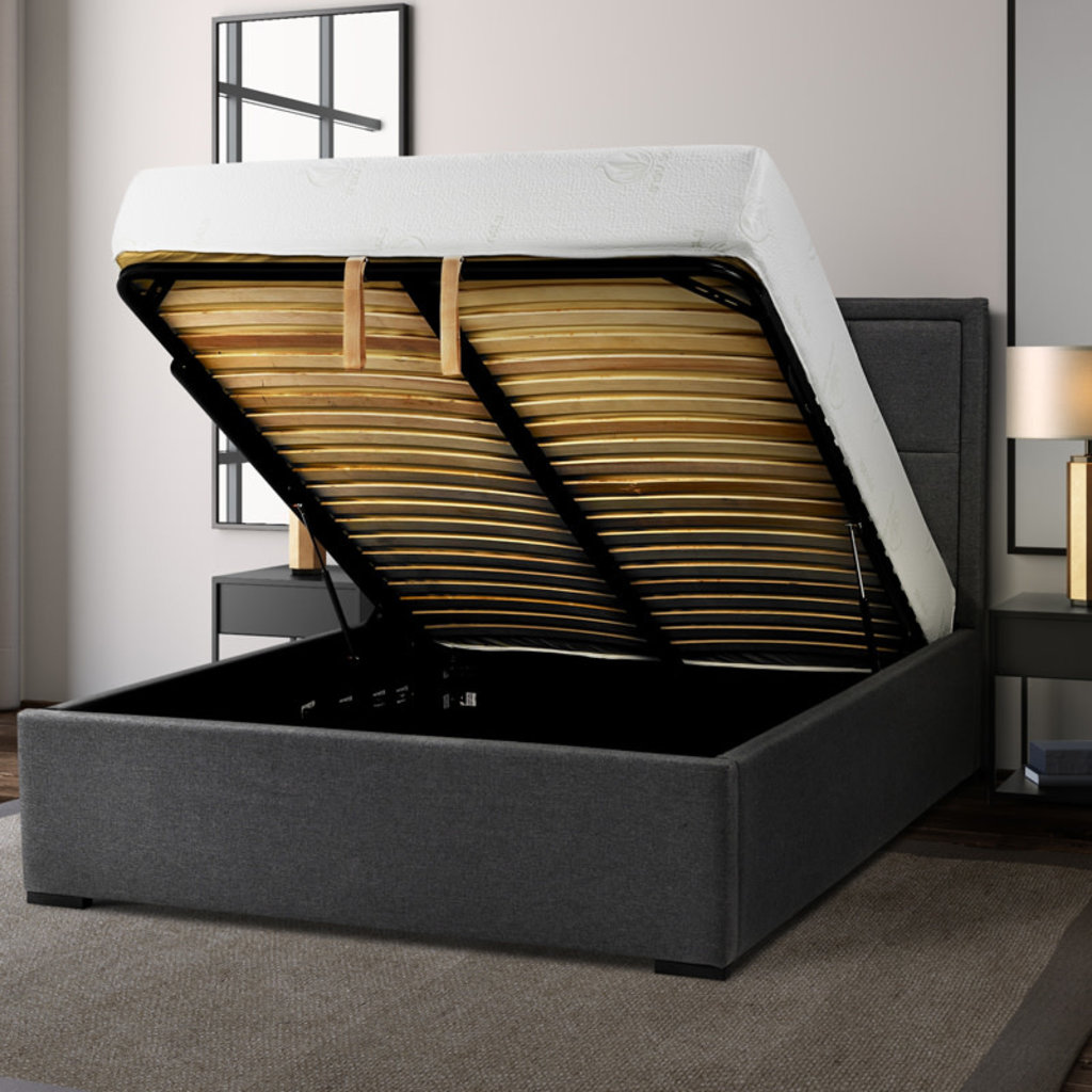 WESTIN STORAGE BED CHARCOAL