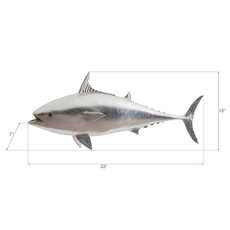 MACKEREL WALL SCULPTURE SILVERLEAF