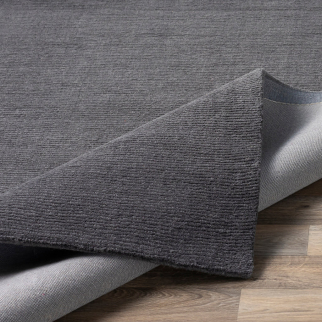 MYST RIBBED CHARCOAL 6' X 9'