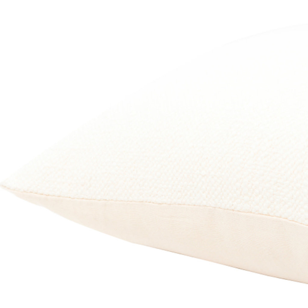 IBIZA DOWN FILLED PILLOW 22" CREAM WHITE