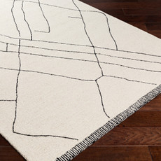 ARSENAL PATTERN 9' X 12'4" CREAM BLACK