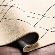 ARSENAL PATTERN 9' X 12'4" CREAM BLACK