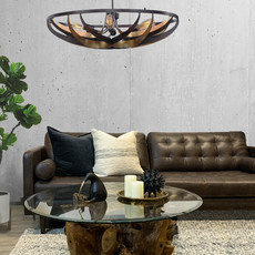 COTTON VELVET DOWN FILLED PILLOW 22" BLACK