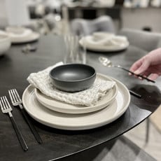 UNO DIP BOWL 5" STONEWARE BLACK