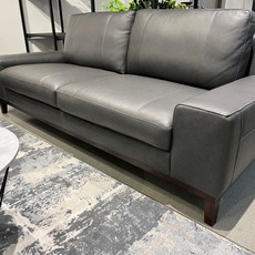 EDVIN SOFA LEATHER GREY