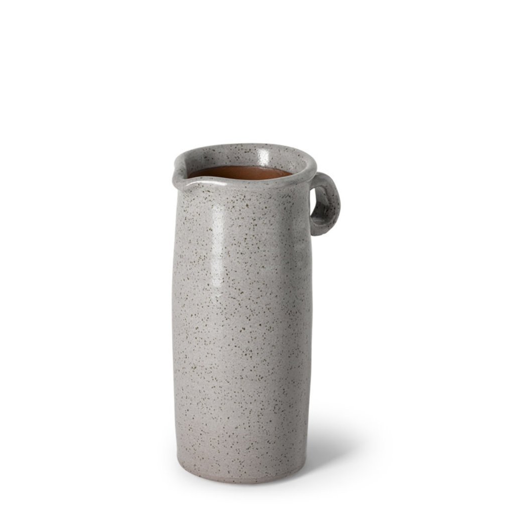 ULLA JUG SPECKLED GREY SHORT