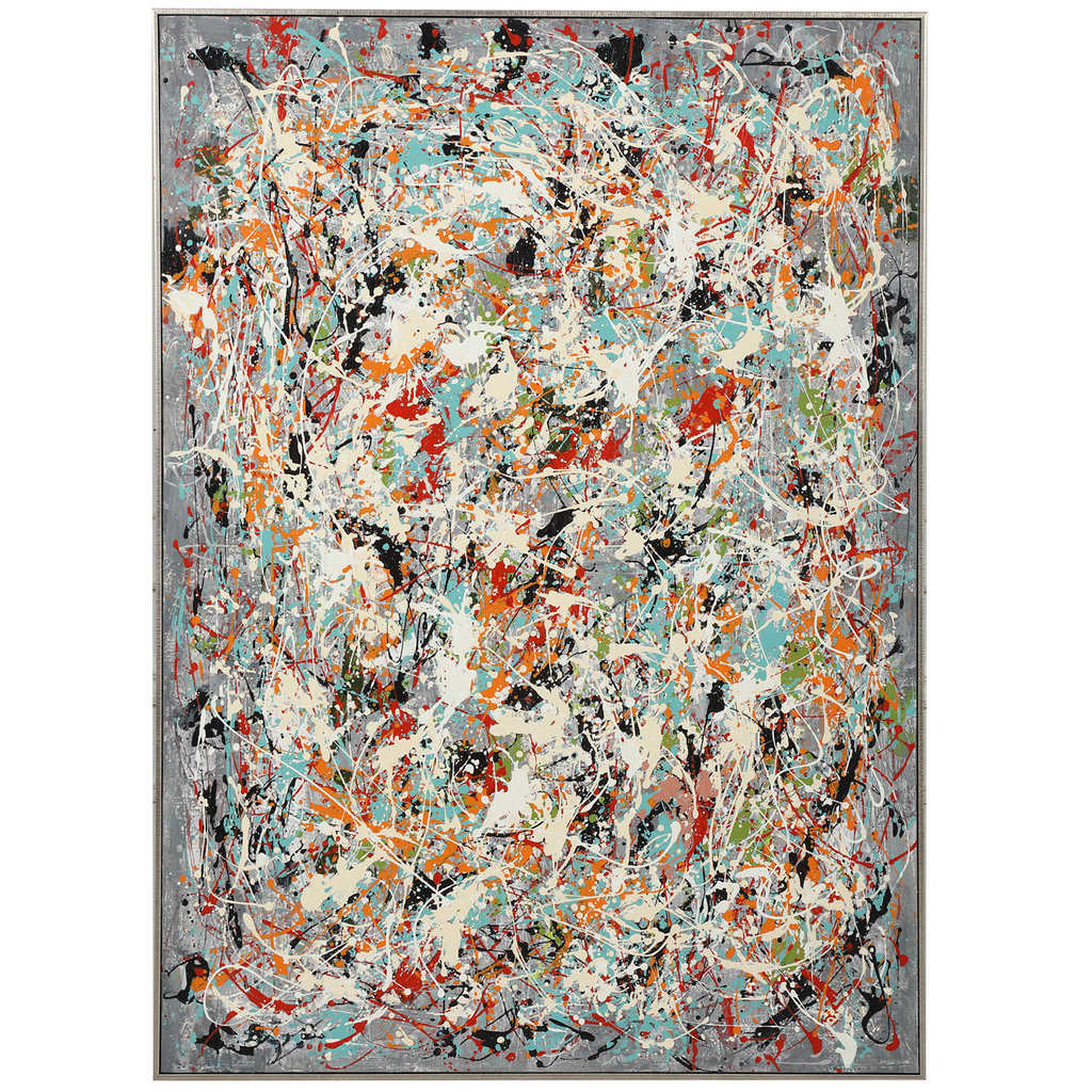 ORGANIZED CHAOS PAINTING 45" X 61"