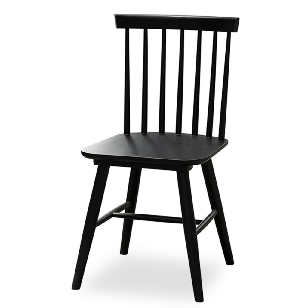 HAMPSHIRE DINING CHAIR WOOD BLACK