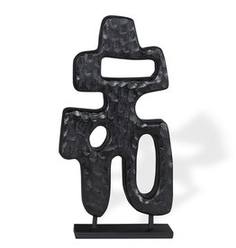 CHISELED SILHOUETTE SCULPTURE - SMALL