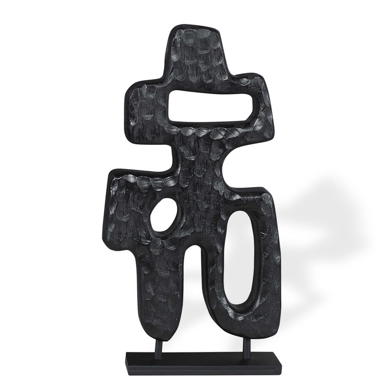 CHISELED SILHOUETTE SCULPTURE - SMALL