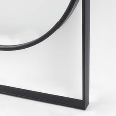 EPIPHANY ARCHED MIRROR METAL BLACK