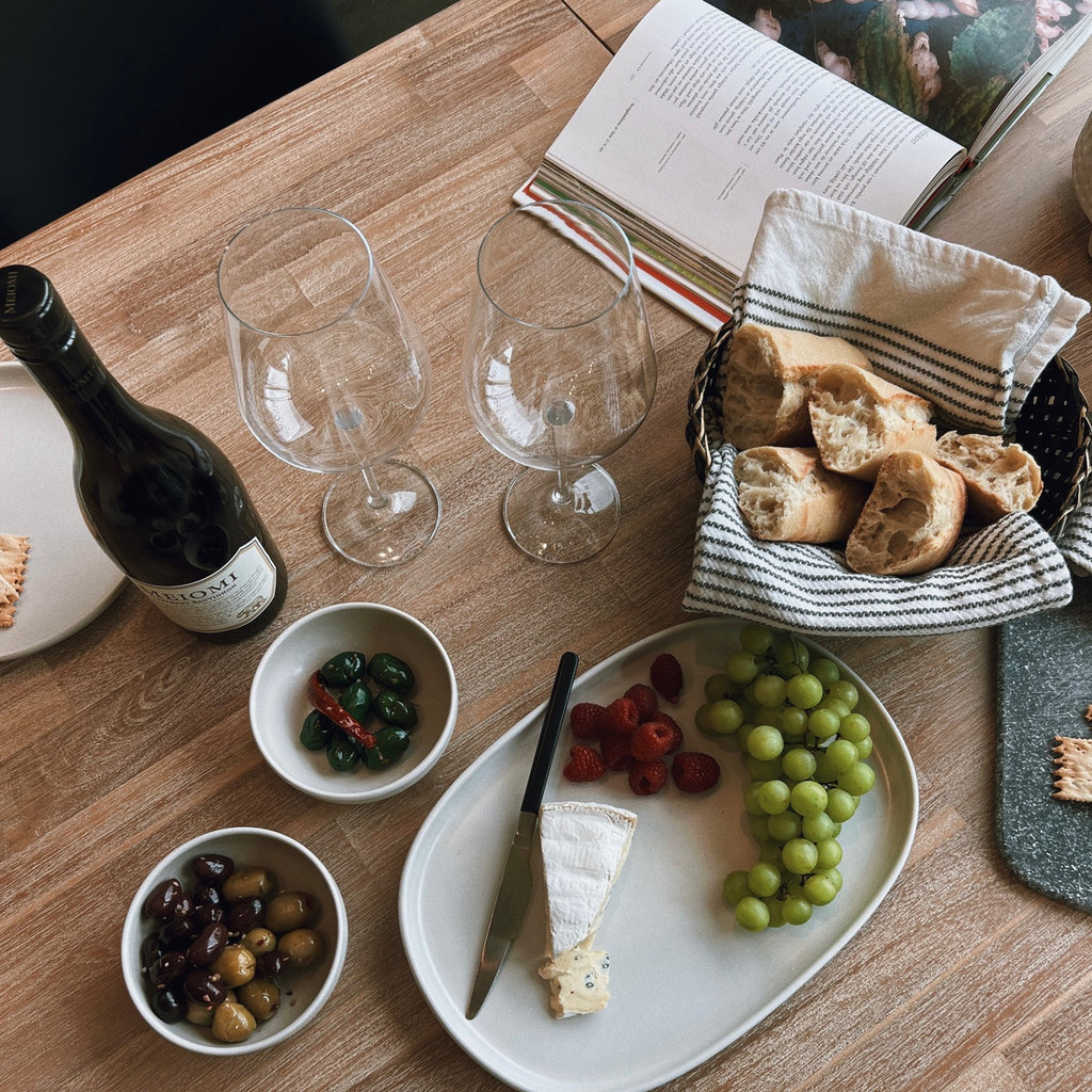 UNO DIP BOWL 5" STONEWARE OFF WHITE