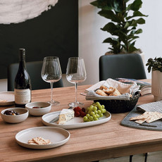 UNO DIP BOWL 5" STONEWARE OFF WHITE