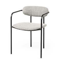 ISADORA ARMCHAIR GREY AND BLACK